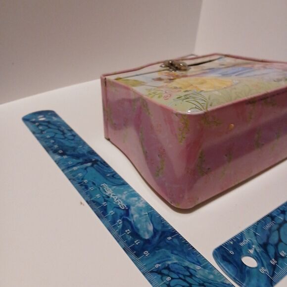 Disney Princess Metal Purse Handbag Snack Box – Beaded Handle - Picture 3 of 9